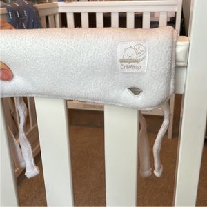 Set of 3 crib railing protectors